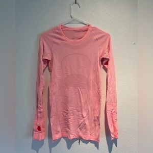 Lululemon pink workout top